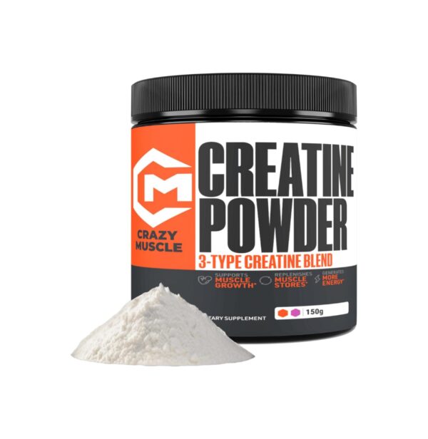 Crazy Muscle Creatine Pills – 3 Type Creatine Blend Capsules | Alternative to Creatine Powder for Muscle Growth